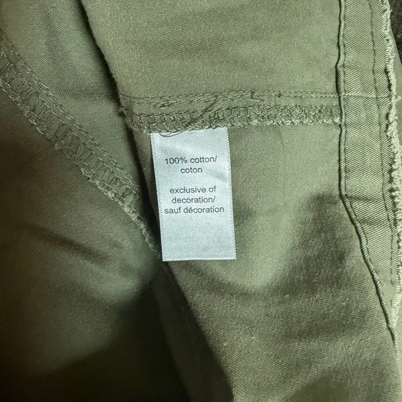 4/$15 Maurices Olive Floral Utility Jacket - Picture 6 of 6